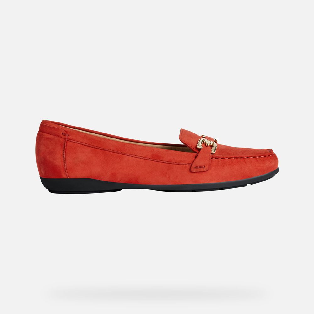 Geox Loafers Red Annytah - Geox Womens Shoes - MNSAQH624